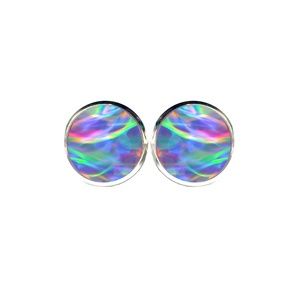 Colorful Flames Earrings - Rainbow